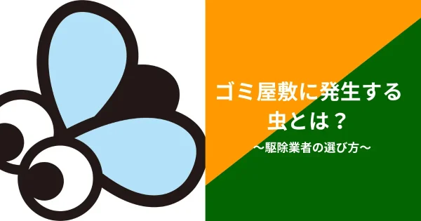 ゴミ屋敷に発生する虫